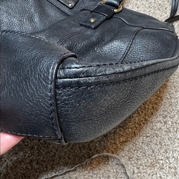 Kate Spade | Berkshire Road Teegan Pebbled Leather Tote Bag in Black - Picture 9 of 16